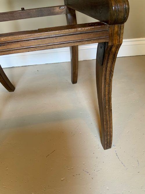 PAIR OF REGENCY PERIOD ELM ARM CHAIRS - ADDITIONAL PHOTO 14