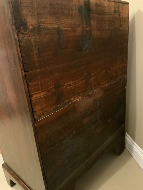 26 WIDE GEORGIAN MAHOGANY BUREAU - ADDITIONAL PHOTO 13