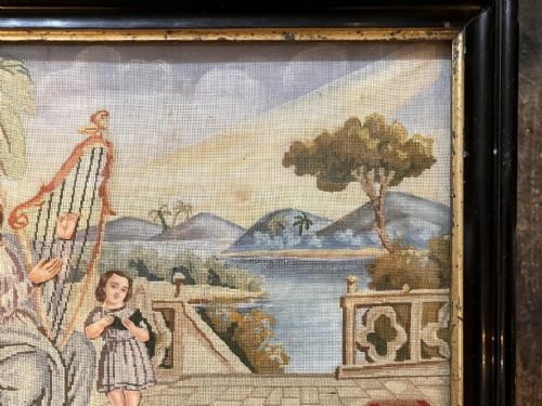 LATE 18TH CENTURY NEEDLEWORK - ADDITIONAL PHOTO 1