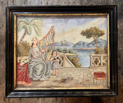 late 18th century needlework - CATEGORY: ANTIQUE MISCELLANEOUS - DATED GEORGIAN