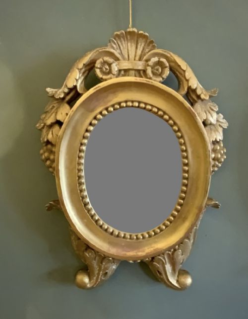 SMALL PAIR OF REGENCY WALL MIRRORS - ADDITIONAL PHOTO 1