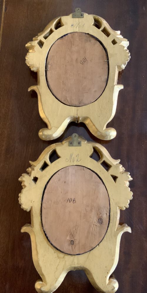 SMALL PAIR OF REGENCY WALL MIRRORS - ADDITIONAL PHOTO 2