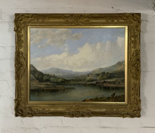 attributed to alfred h vickers oil painting on canvas - CATEGORY: ANTIQUE ART - DATED 1890