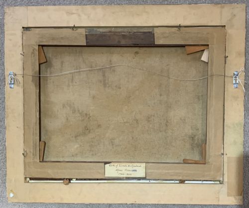 ATTRIBUTED TO ALFRED H VICKERS OIL PAINTING ON CANVAS - ADDITIONAL PHOTO 2