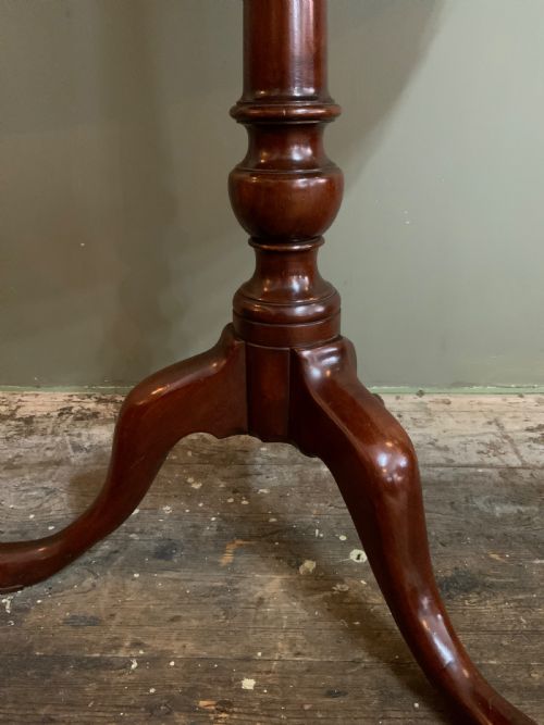 GEORGIAN MAHOGANY TRIPOD TABLE - ADDITIONAL PHOTO 8