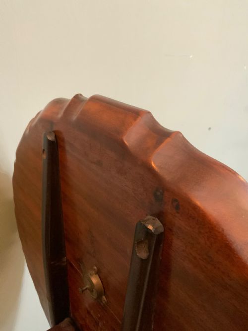 GEORGIAN MAHOGANY TRIPOD TABLE - ADDITIONAL PHOTO 6