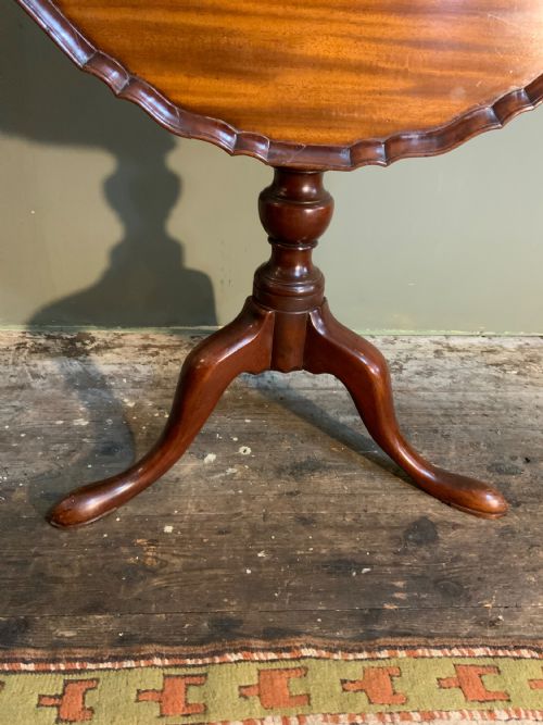 GEORGIAN MAHOGANY TRIPOD TABLE - ADDITIONAL PHOTO 5