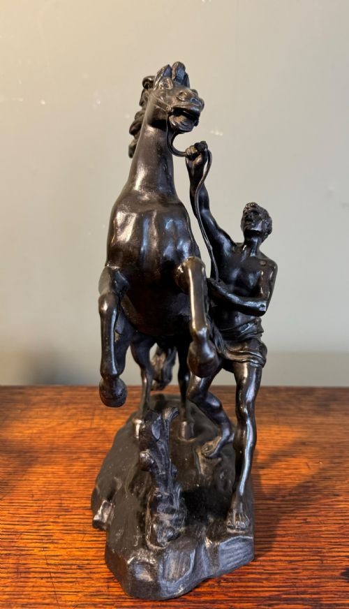 PAIR OF 19TH CENTURY EQUESTRIAN BRONZE SCULPTURES - ADDITIONAL PHOTO 3