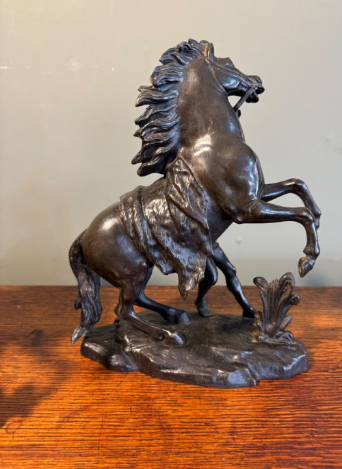 PAIR OF 19TH CENTURY EQUESTRIAN BRONZE SCULPTURES - ADDITIONAL PHOTO 4