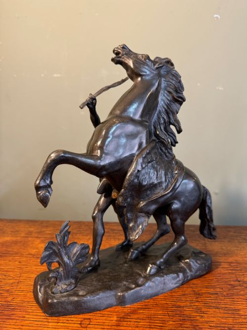 PAIR OF 19TH CENTURY EQUESTRIAN BRONZE SCULPTURES - ADDITIONAL PHOTO 5