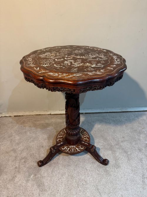 A FINE QUALITY CHINESE OCCASIONAL TABLE - ADDITIONAL PHOTO 4