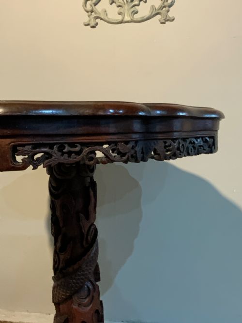 A FINE QUALITY CHINESE OCCASIONAL TABLE - ADDITIONAL PHOTO 9
