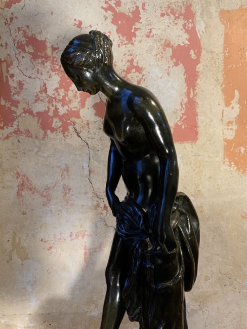 A BRONZE SCULPTURE NYMPHE AT HER BATH - ADDITIONAL PHOTO 5