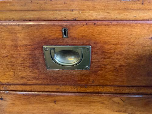 A VICTORIAN MILITARY CHEST - ADDITIONAL PHOTO 5