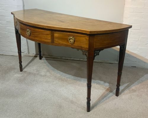 A 19TH CENTURY MAHOGANY SIDE TABLE - ADDITIONAL PHOTO 3