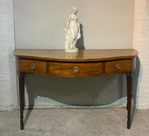 A 19TH CENTURY MAHOGANY SIDE TABLE - ADDITIONAL PHOTO 6