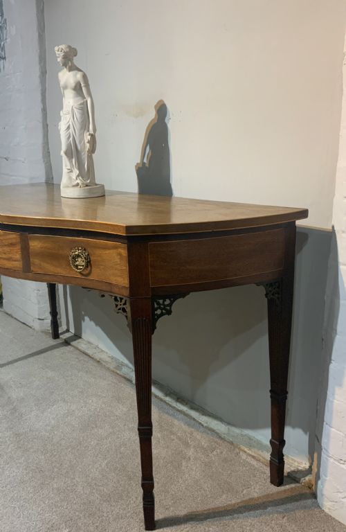 A 19TH CENTURY MAHOGANY SIDE TABLE - ADDITIONAL PHOTO 10