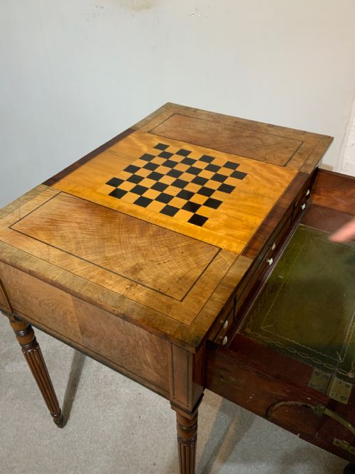 A REGENCY PERIOD GAMESWRITING TABLE - ADDITIONAL PHOTO 4