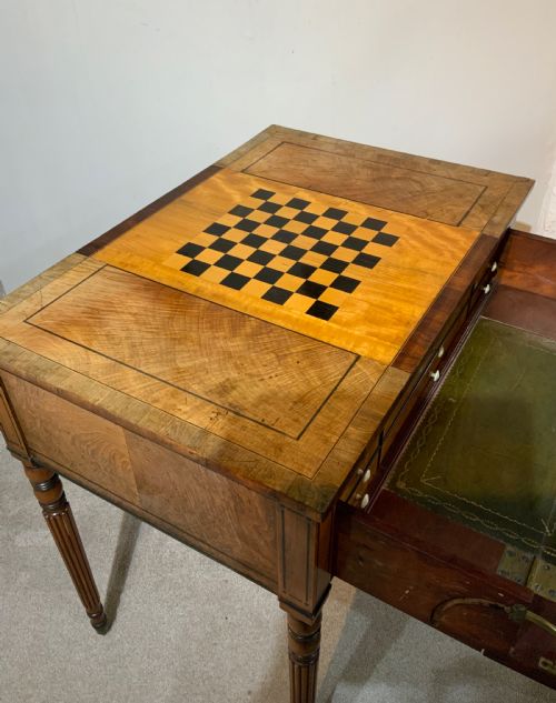A REGENCY PERIOD GAMESWRITING TABLE - ADDITIONAL PHOTO 5
