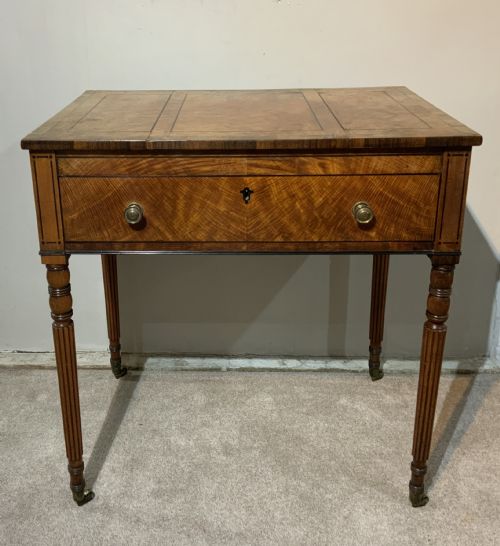 A REGENCY PERIOD GAMESWRITING TABLE - ADDITIONAL PHOTO 7