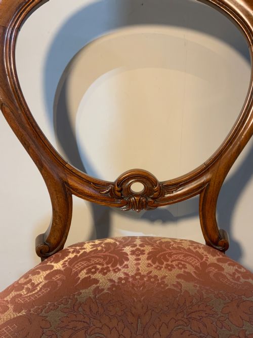 SET OF SIX EARLY VICTORIAN ROSEWOOD DINING CHAIRS - ADDITIONAL PHOTO 1