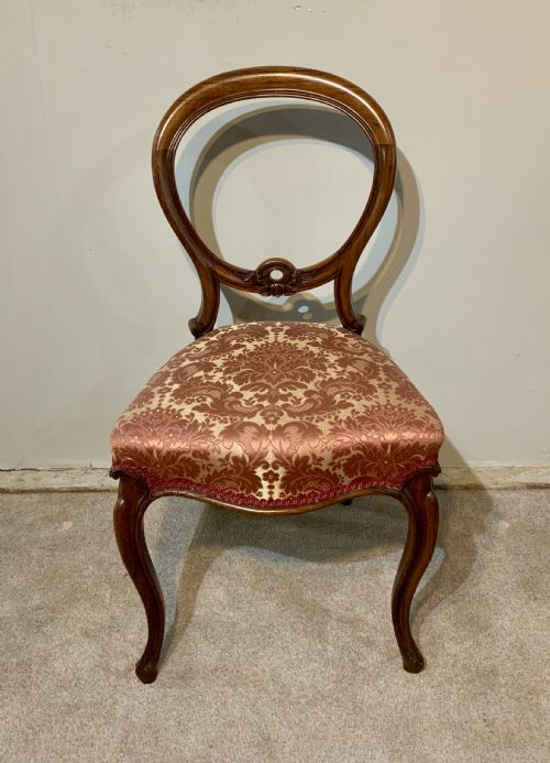 SET OF SIX EARLY VICTORIAN ROSEWOOD DINING CHAIRS - ADDITIONAL PHOTO 3