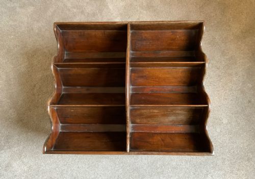 A GEORGIAN MAHOGANY WINE BOTTLE CARRIER - ADDITIONAL PHOTO 2