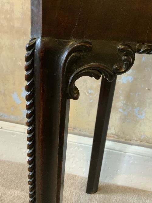A CHIPPENDALE PERIOD GAMES TABLE - ADDITIONAL PHOTO 4
