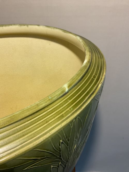 LARGE MINTON MAJOLICA JARDINIER - ADDITIONAL PHOTO 5