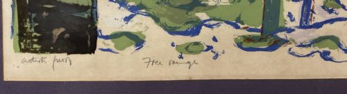 A LITHOGRAPH BY EDWIN LA DELL - ADDITIONAL PHOTO 3
