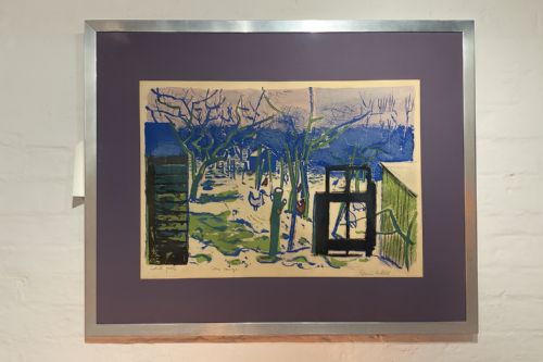 A LITHOGRAPH BY EDWIN LA DELL - ADDITIONAL PHOTO 4