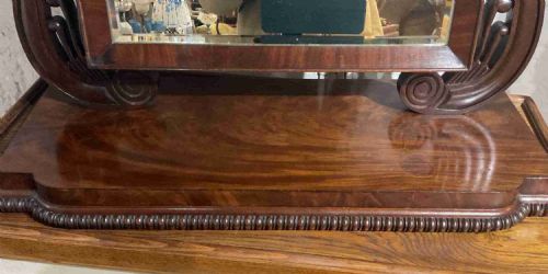 A REGENCY PERIOD TOILET MIRROR - ADDITIONAL PHOTO 3