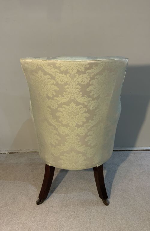 REGENCY MAHOGANY LIBRARY CHAIR - ADDITIONAL PHOTO 5
