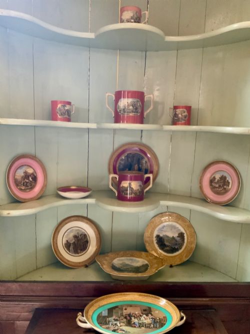 Collection of 12 Pieces of English Staffordshire Prattware