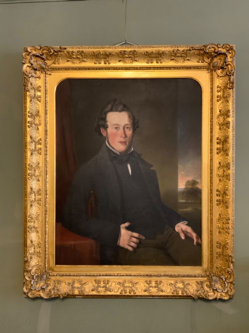 Portrait of a Seated Gentleman Oil on Canvas