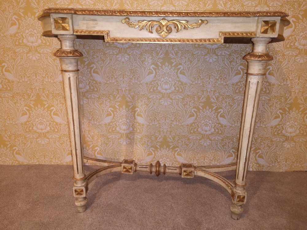 Mid 19th C Painted Pine Console/side Table View III