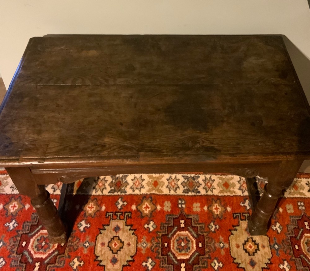 17th century oak side table View IV