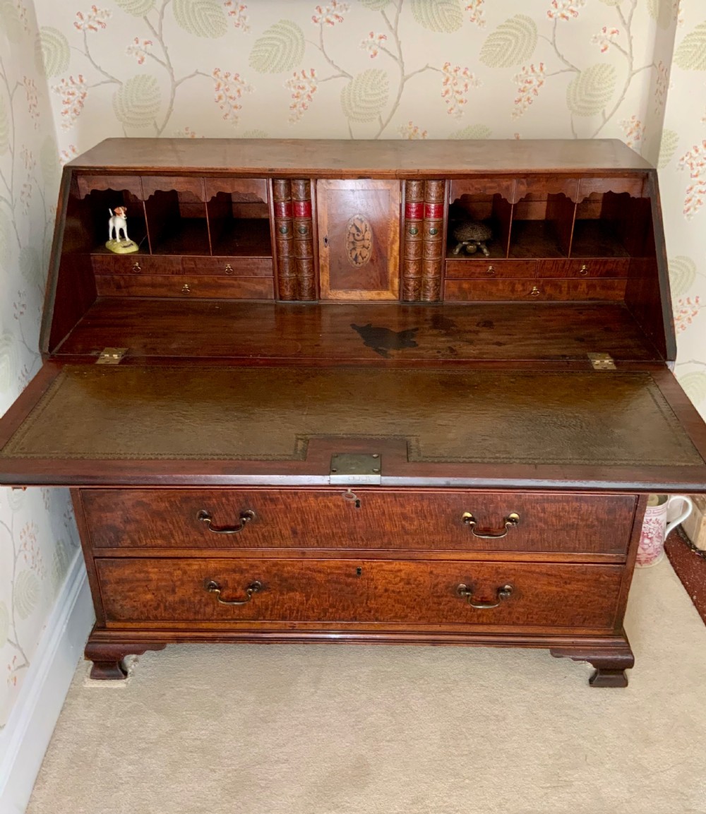 Georgian mahogany bureau View XVIII