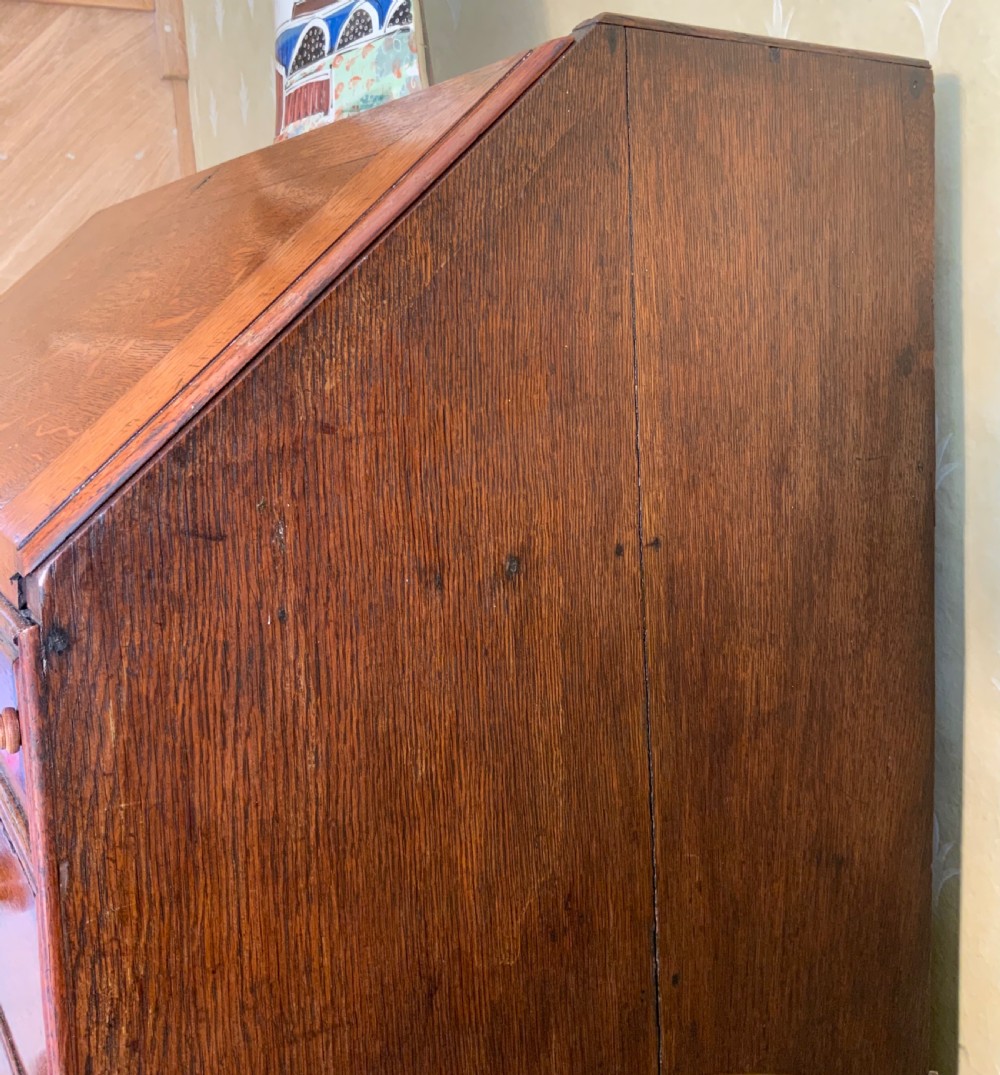 Georgian oak bureau of small proportions View IX