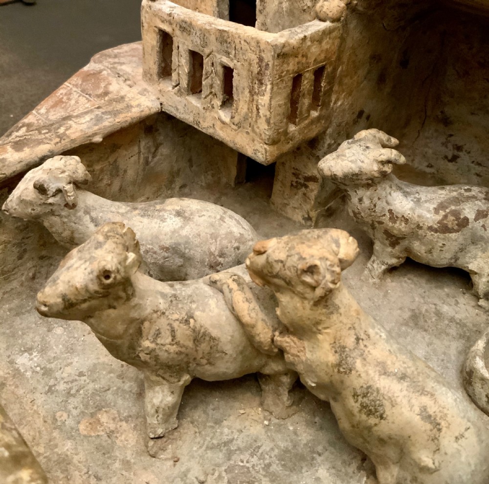 A Chinese Han Dynasty pottery farm View II