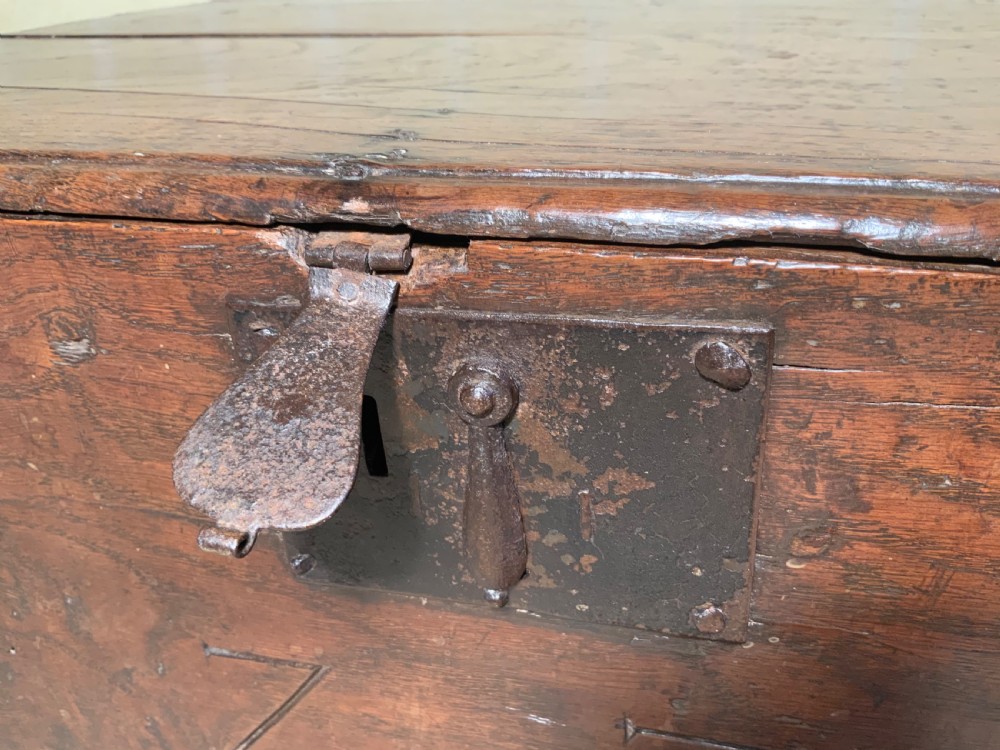 An 18th century oak box View IV