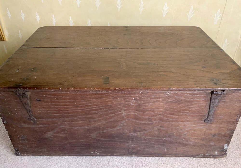 An 18th century oak box View VI