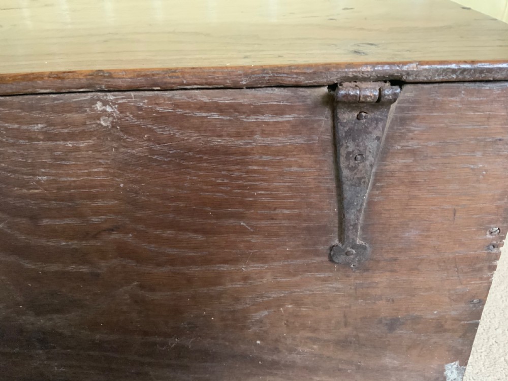 An 18th century oak box View VII