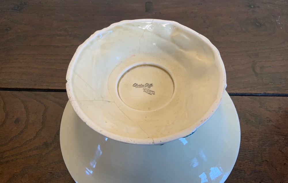 Clarice Cliff salad serving set View VII
