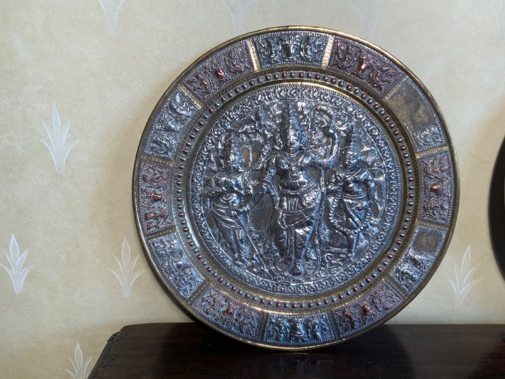 Two early 20th century Indian plates View III