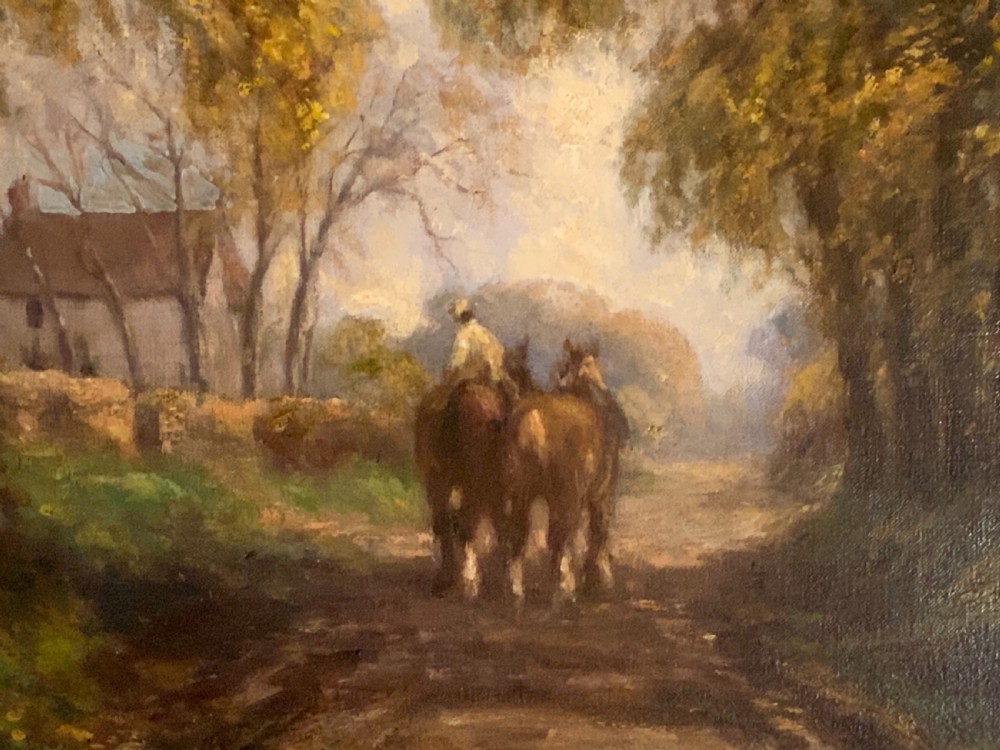 Oil painting  by George Leon Little View II
