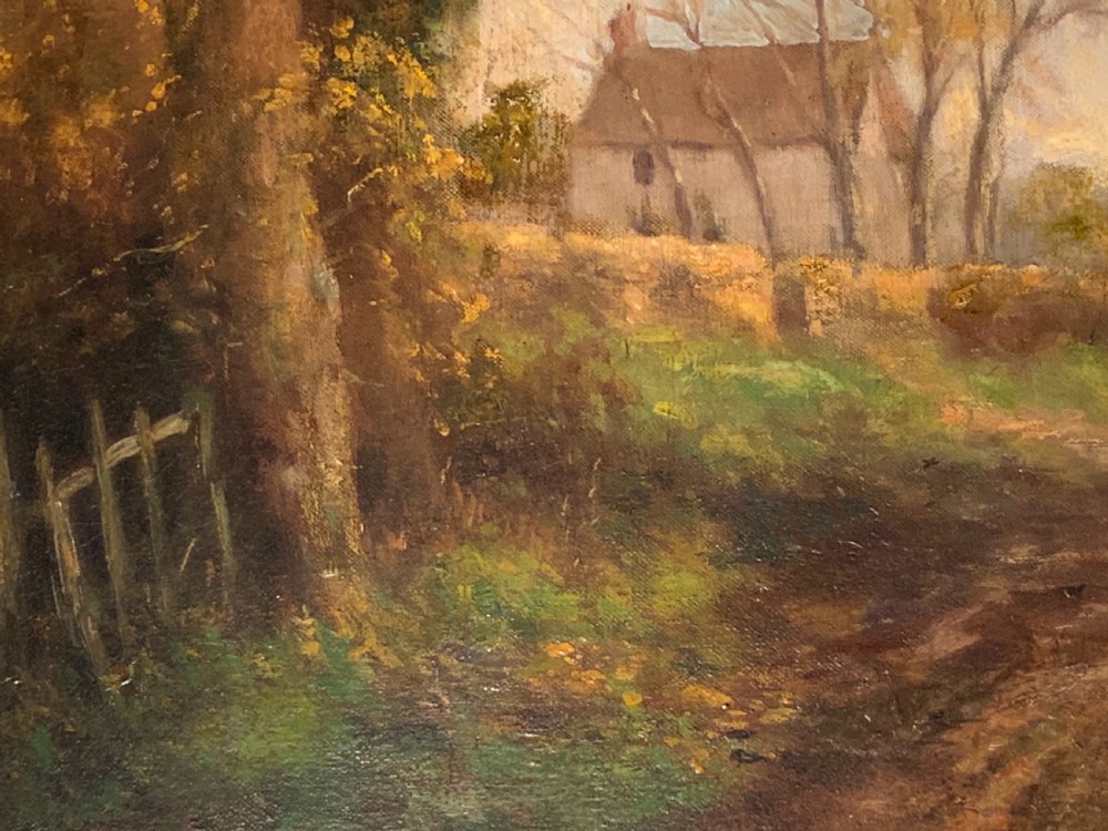 Oil painting  by George Leon Little View IV