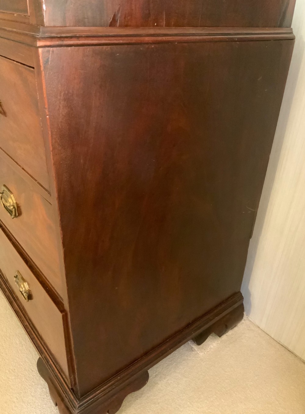 Georgian mahogany chest on chest View VIII