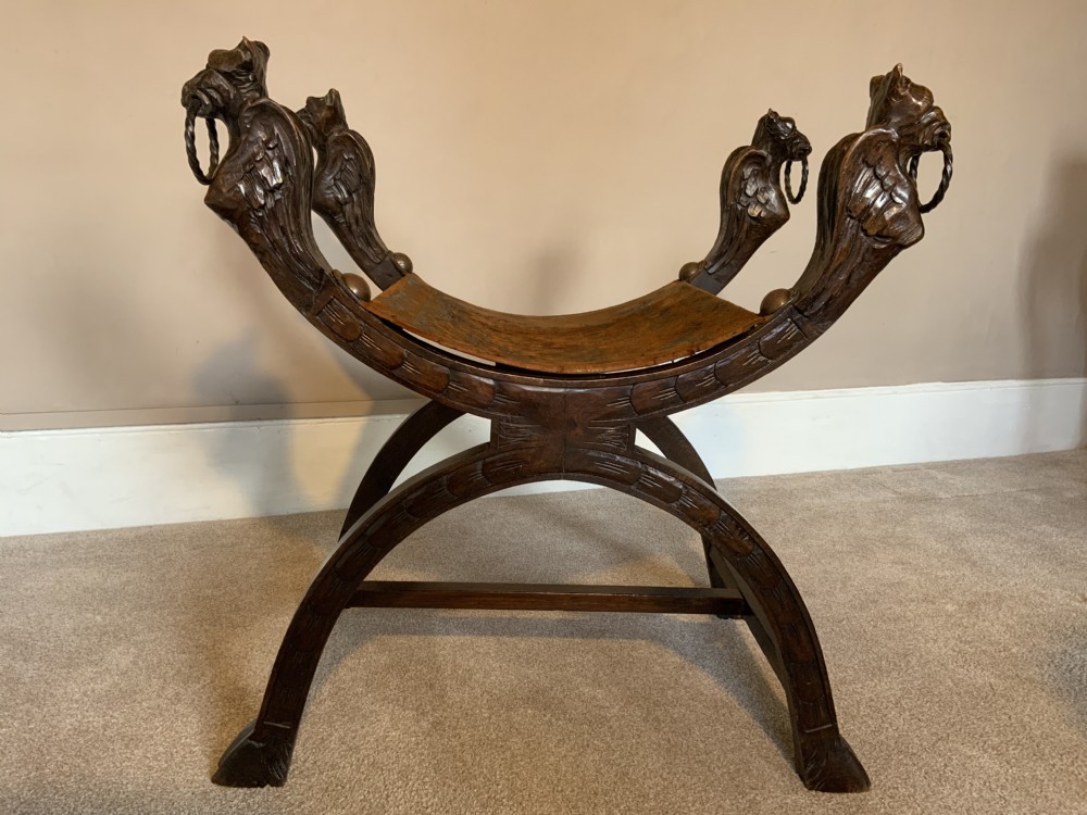 Pair of 19th century Italian stools View VI