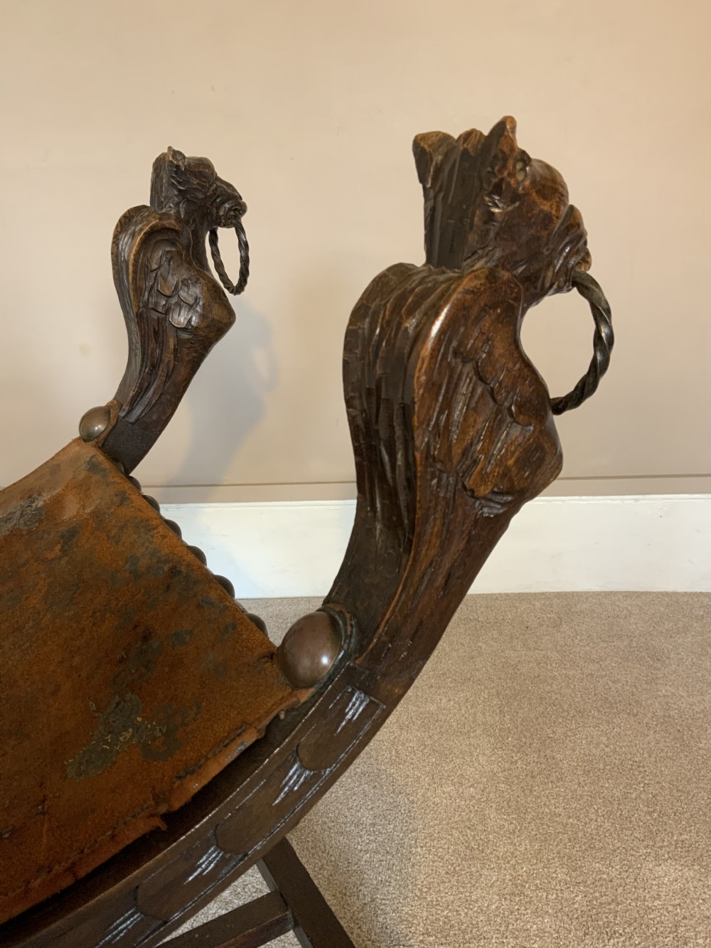 Pair of 19th century Italian stools View VII